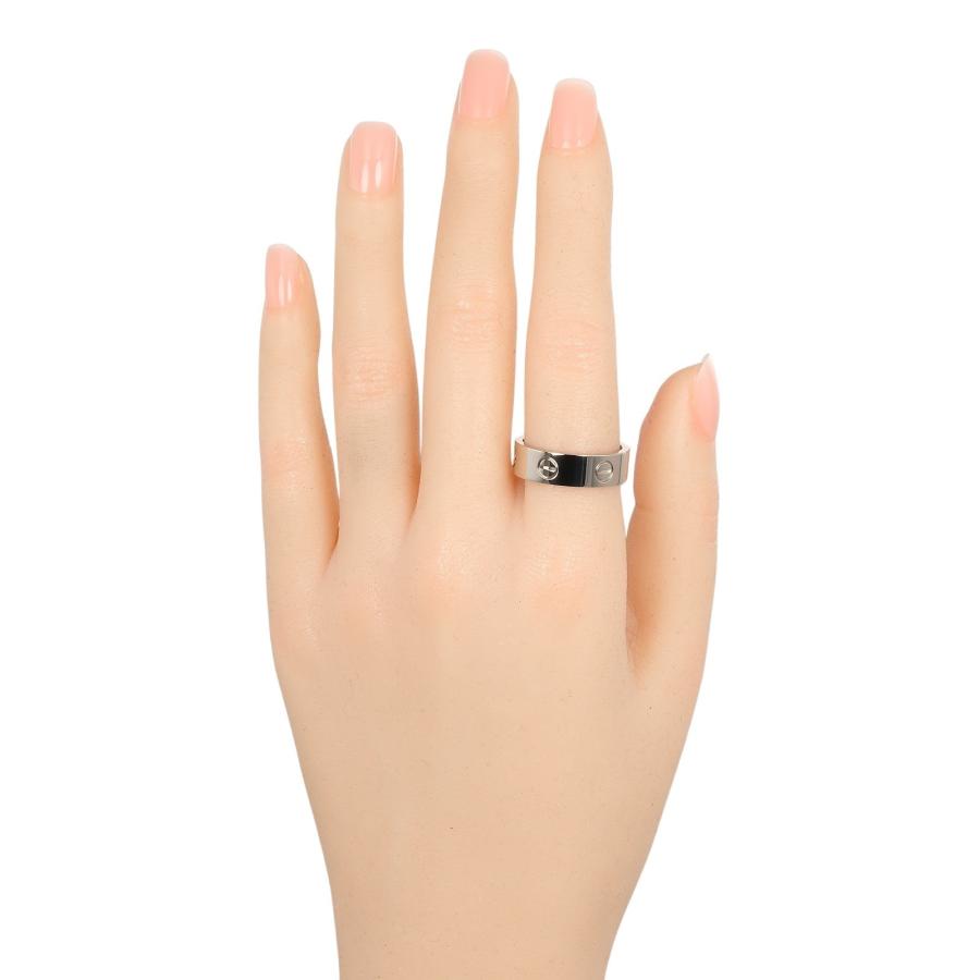 Cartier（カルティエ） ラブ リング 18号 指輪 K18WG ホワイトゴールド