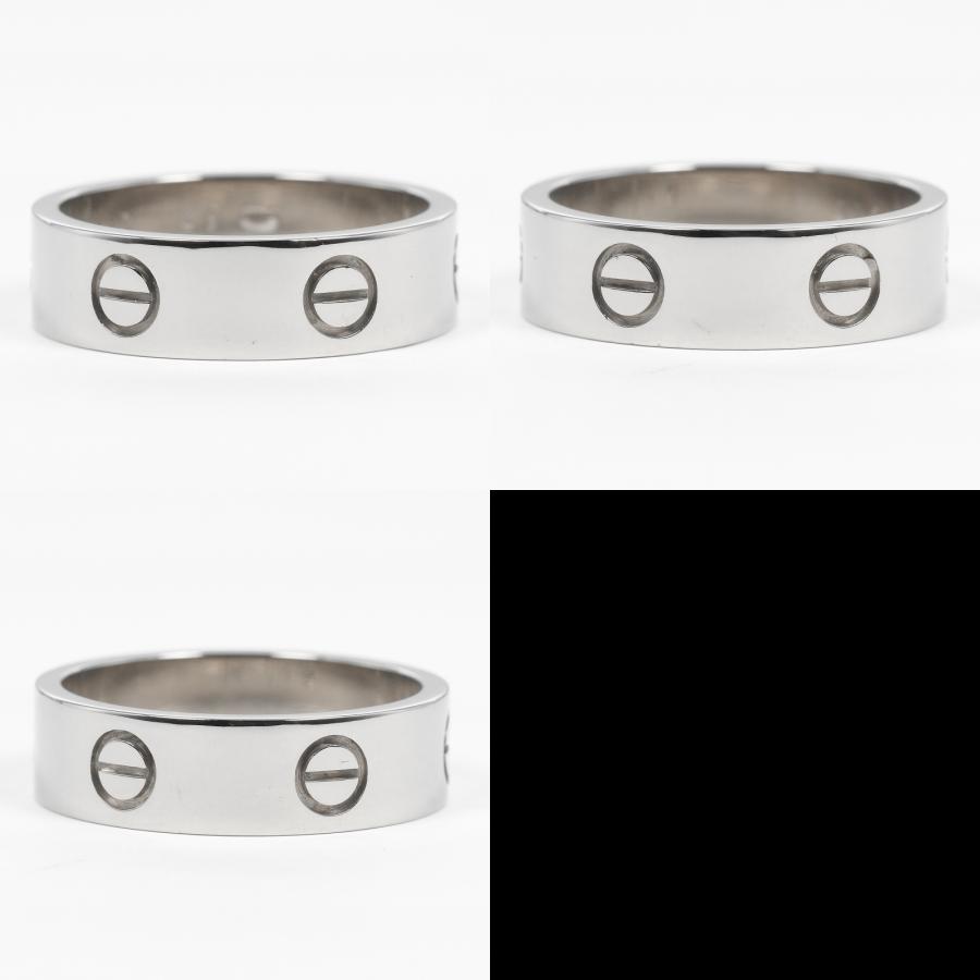 Cartier（カルティエ） ラブ リング 18号 指輪 K18WG ホワイトゴールド