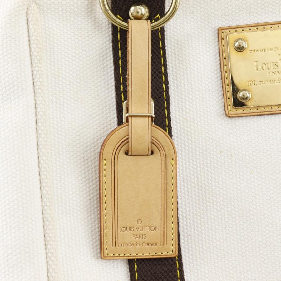 美品★ルイ ヴィトン アンティグア カバMM M40036 トートバッグ 白 LOUIS VUITTON】ルイ・ヴィトン カバMM アンティグア M40036