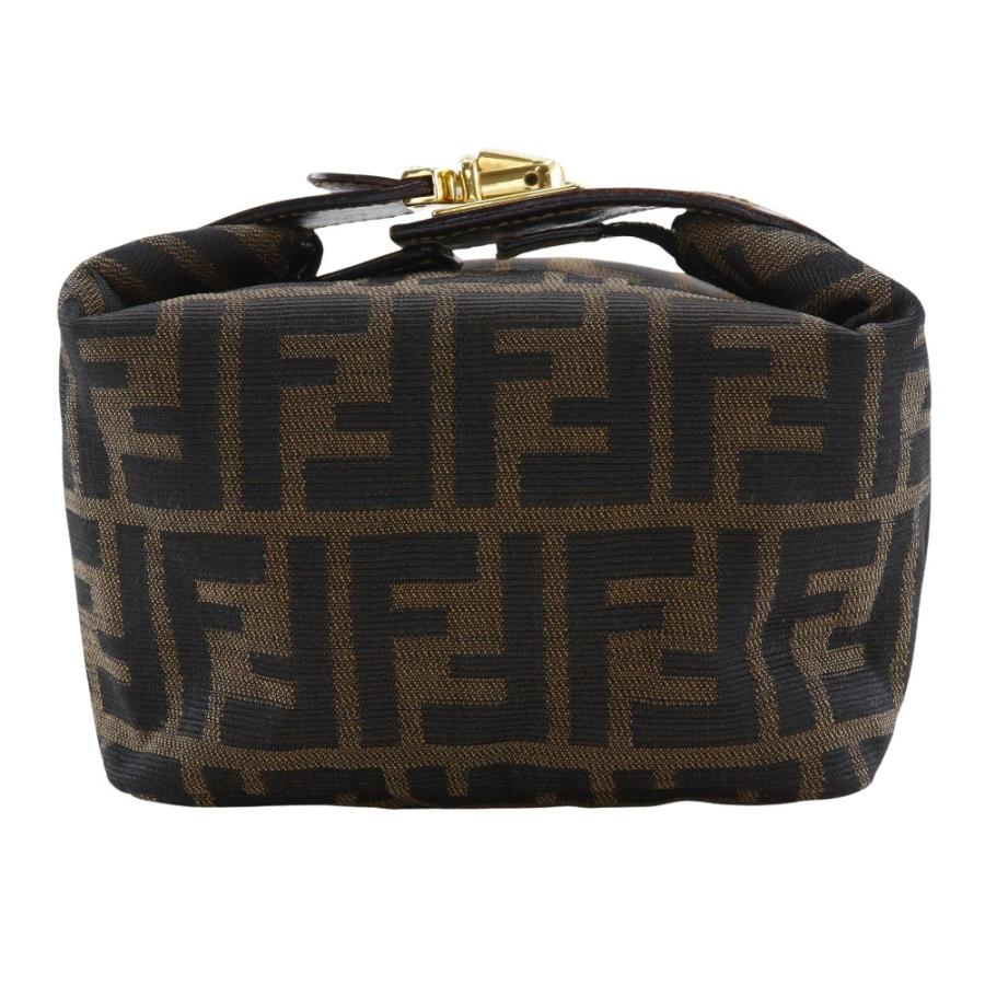 美品　FENDI　ズッカ柄　ポーチ FENDI（フェンディ） ズッカ バニティ 26360 ポーチ ナイロン