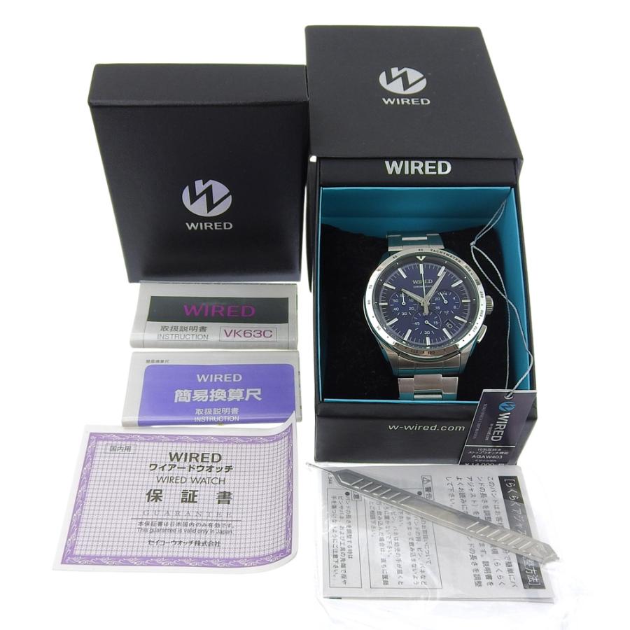 SEIKO（セイコー） WIRED ワイアード AGAW403 VK63-K006 腕時計 SS 