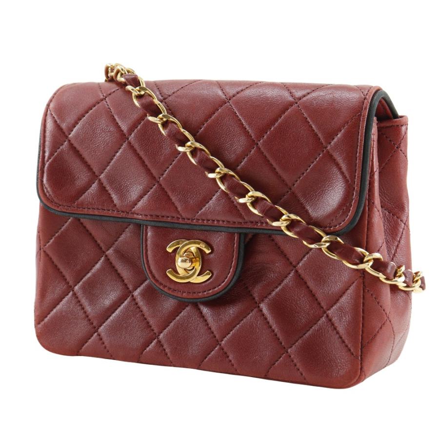 CHANEL ミニ マトラッセ ヴィンテージ ショルダーバッグ CHANEL（シャネル） ミニマトラッセ チェーンショルダー ヴィンテージ