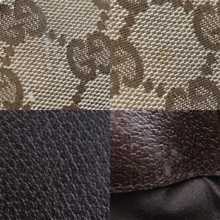GUCCI グッチ 120837 トートバッグ GGキャンバス 茶 レディース  