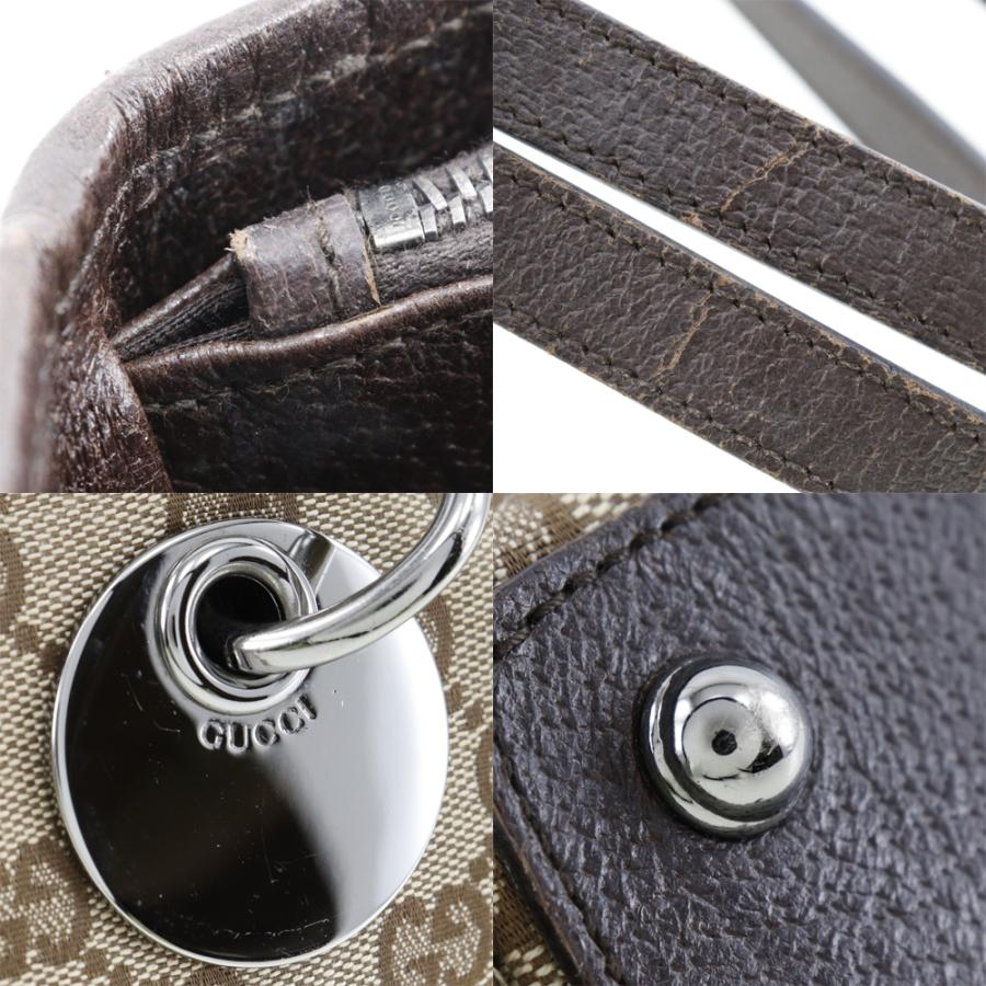 GUCCI グッチ 120837 トートバッグ GGキャンバス 茶 レディース  
