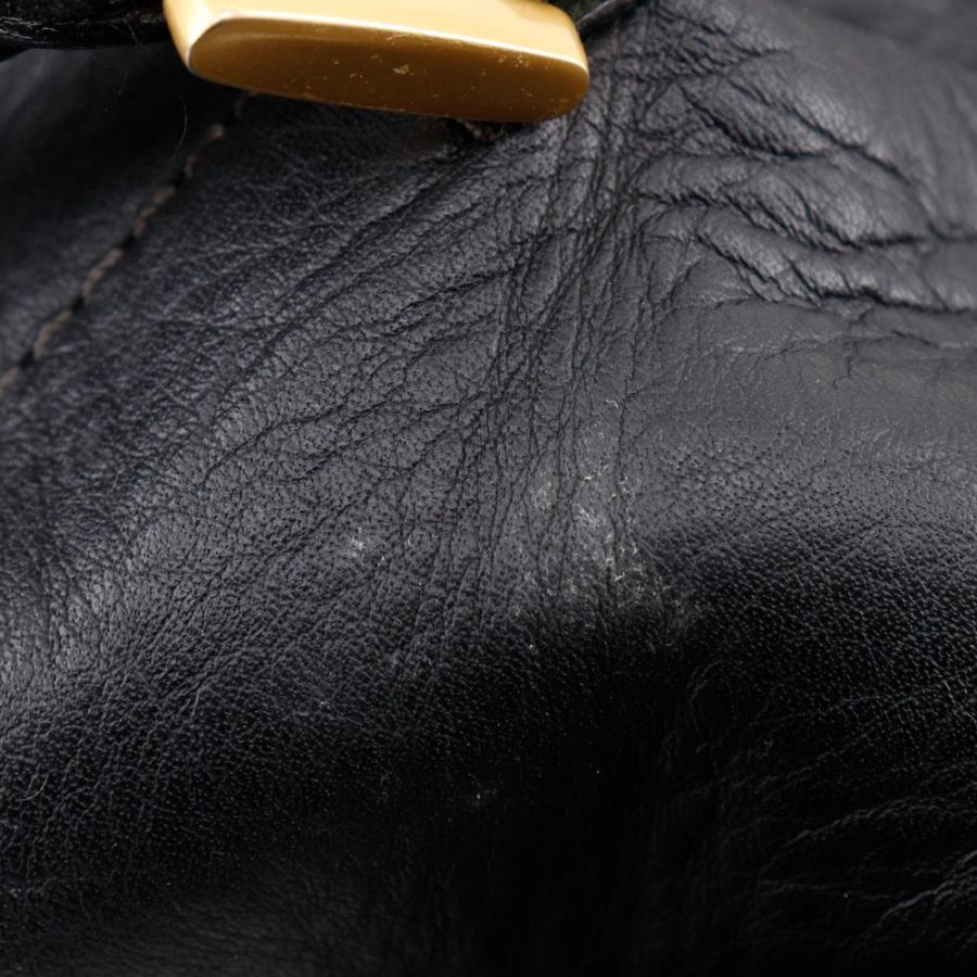 Paul Smith ポール・スミス Nハンティング PWN150 トートバッグ レザー 黒 レディース【S211124663】中古