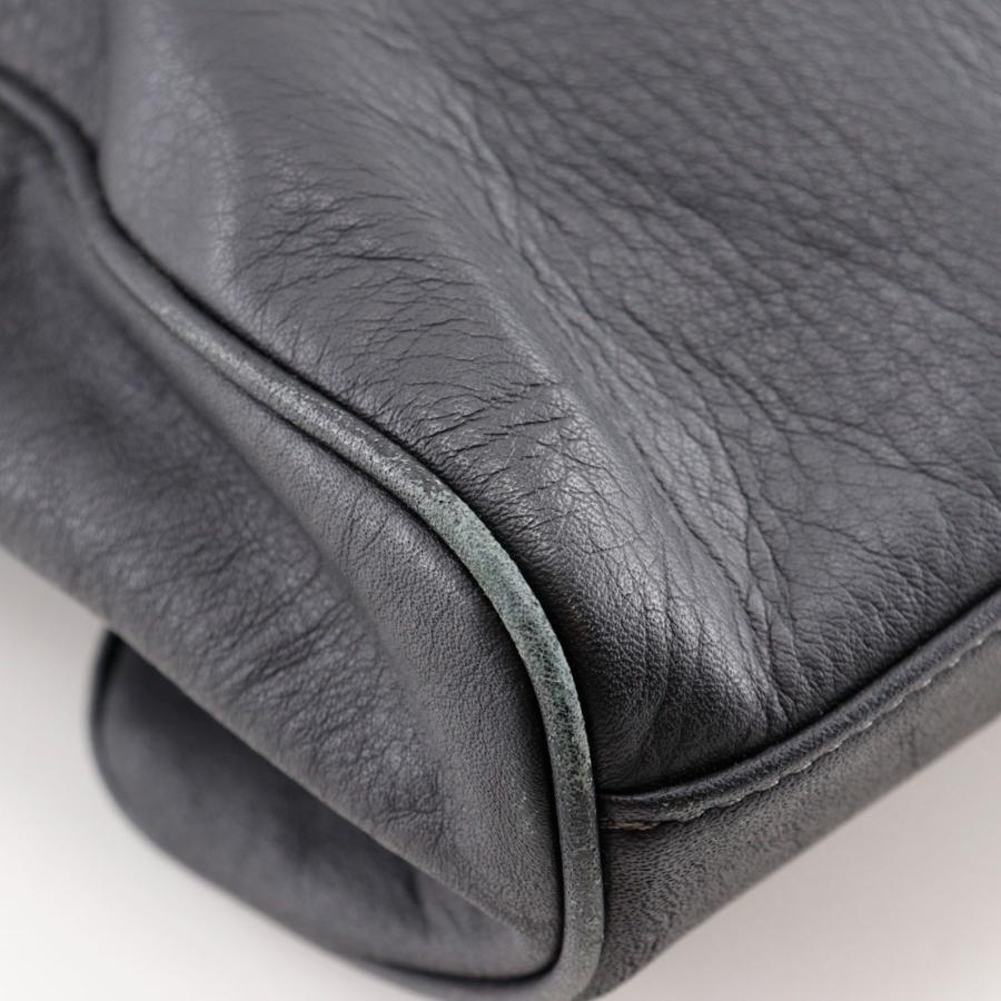 Paul Smith ポール・スミス Nハンティング PWN150 トートバッグ レザー 黒 レディース【S211124663】中古