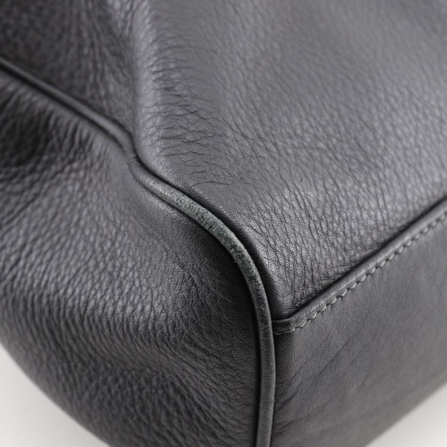 Paul Smith ポール・スミス Nハンティング PWN150 トートバッグ レザー 黒 レディース【S211124663】中古