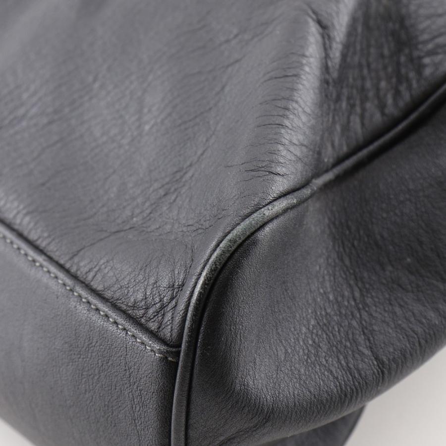 Paul Smith ポール・スミス Nハンティング PWN150 トートバッグ レザー 黒 レディース【S211124663】中古