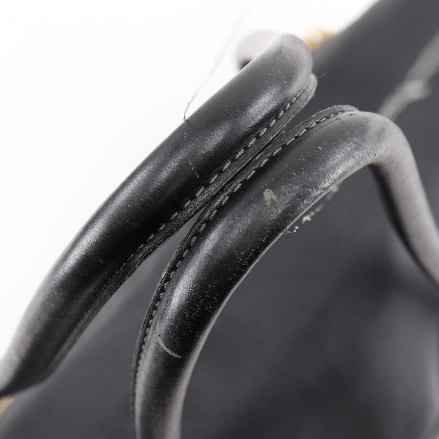 Paul Smith ポール・スミス Nハンティング PWN150 トートバッグ レザー 黒 レディース【S211124663】中古