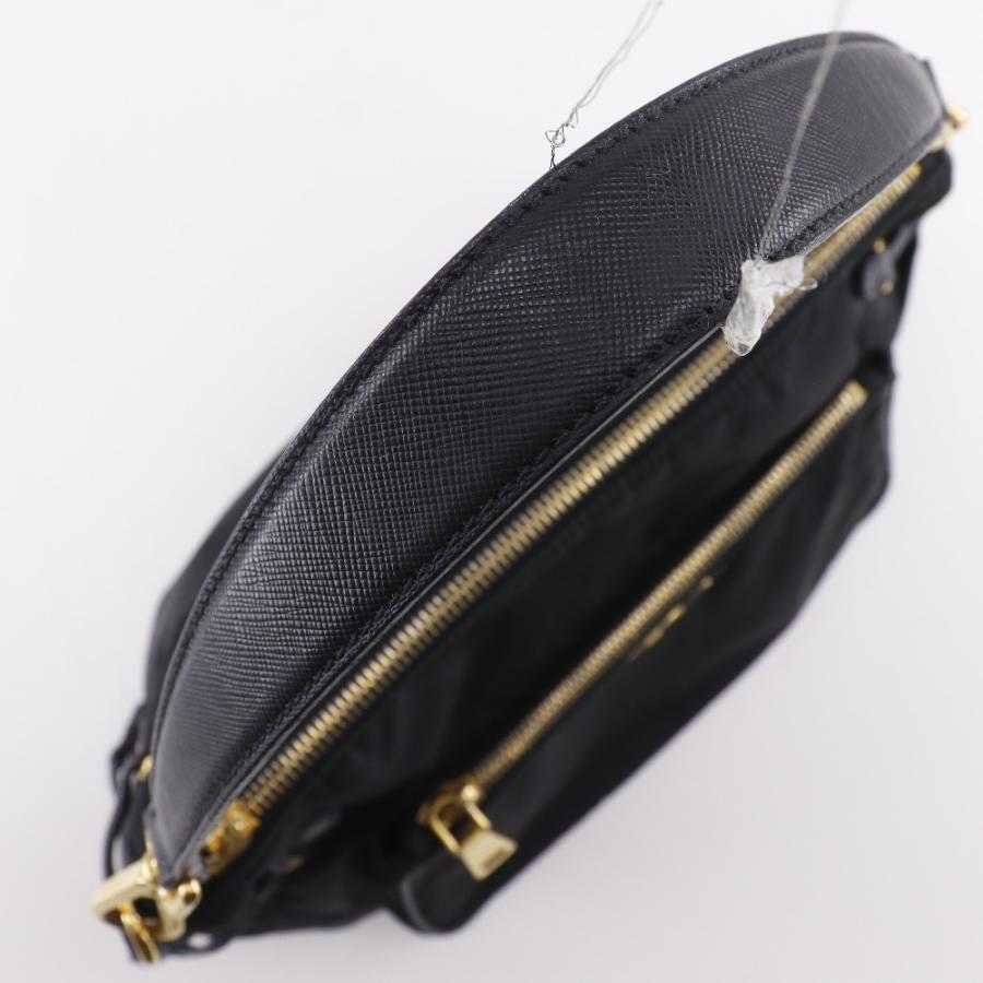 PRADA（プラダ） セミショルダー ショルダーバッグ ナイロン 黒