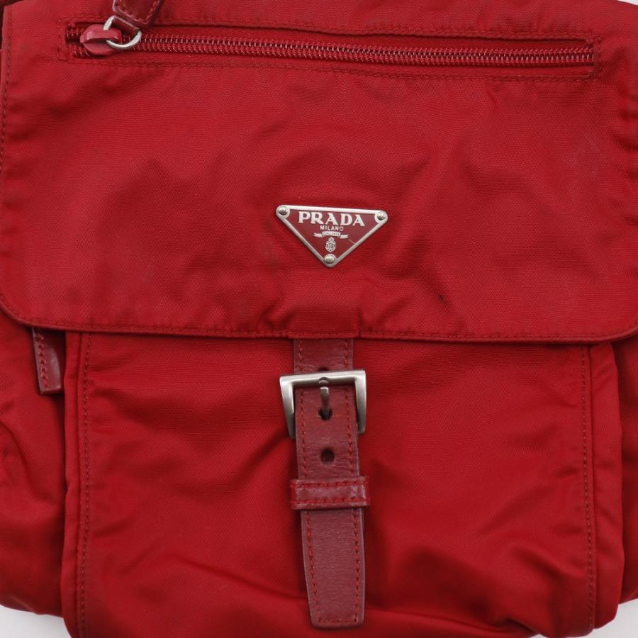 PRADA（プラダ） ショルダーバッグ ナイロン 赤 レディース