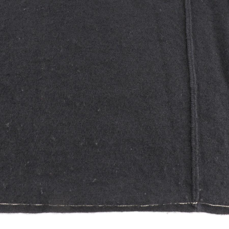 HERMES（エルメス） ジップアップ カーディガン カシミヤ×コットン 黒