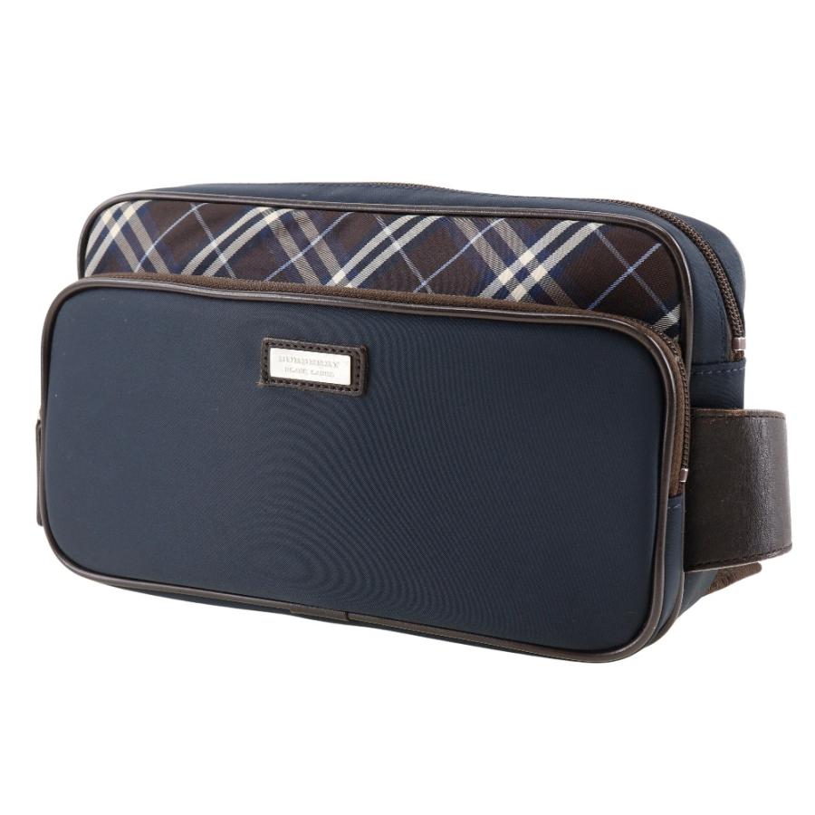 【美品】バーバリーブラックレーベル ショルダーバッグ ウエストバッグ レザー 黒 BURBERRY BLACK LABEL（バーバリーブラックレーベル） ウエストバッグ