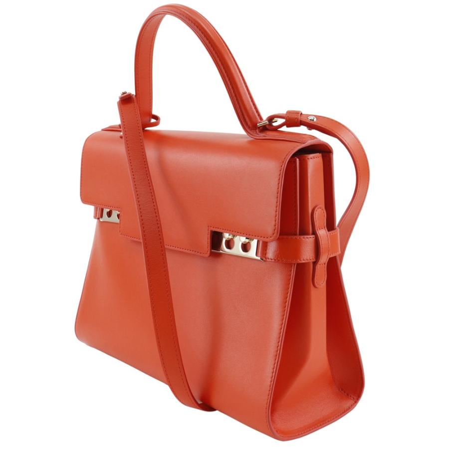 DELVAUX デルヴォー タンペートGM 2WAYショルダー カーフ 赤 ハンドバッグ レディース DELVAUX デルヴォー タンペートGM 2WAYショルダー ハンドバッグ カーフ