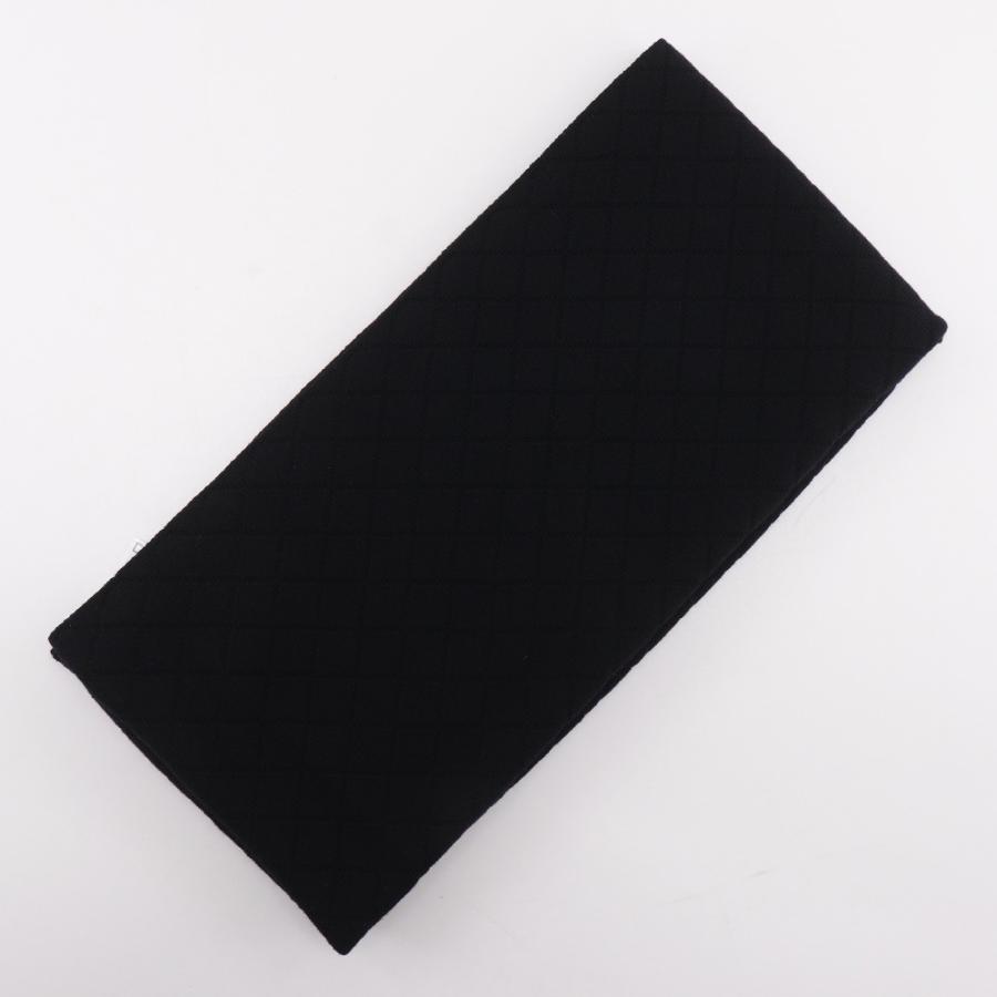 CHANEL シャネル カンボンライン　 05A P26637V01969 マフラー ウール 黒 レディース【W132726250】中古の画像