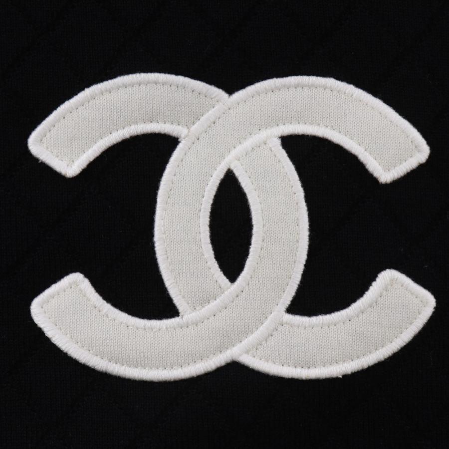 CHANEL シャネル カンボンライン　 05A P26637V01969 マフラー ウール 黒 レディース【W132726250】中古の画像