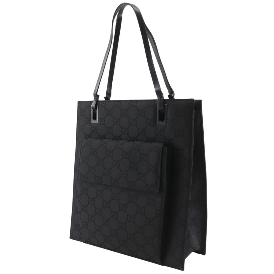 GUCCI（グッチ） GG 002-1008 トートバッグ ナイロンキャンバス 黒