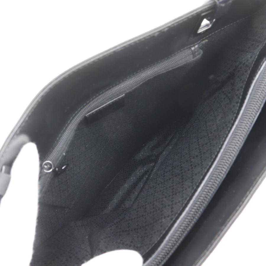 ■GUCCI 大容量 ナイロン トートバッグ レザー トートバッグ　ブラック GUCCI（グッチ） GG 002-1008 トートバッグ ナイロンキャンバス 黒