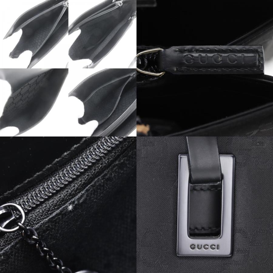 GUCCI（グッチ） GG 002-1008 トートバッグ ナイロンキャンバス 黒