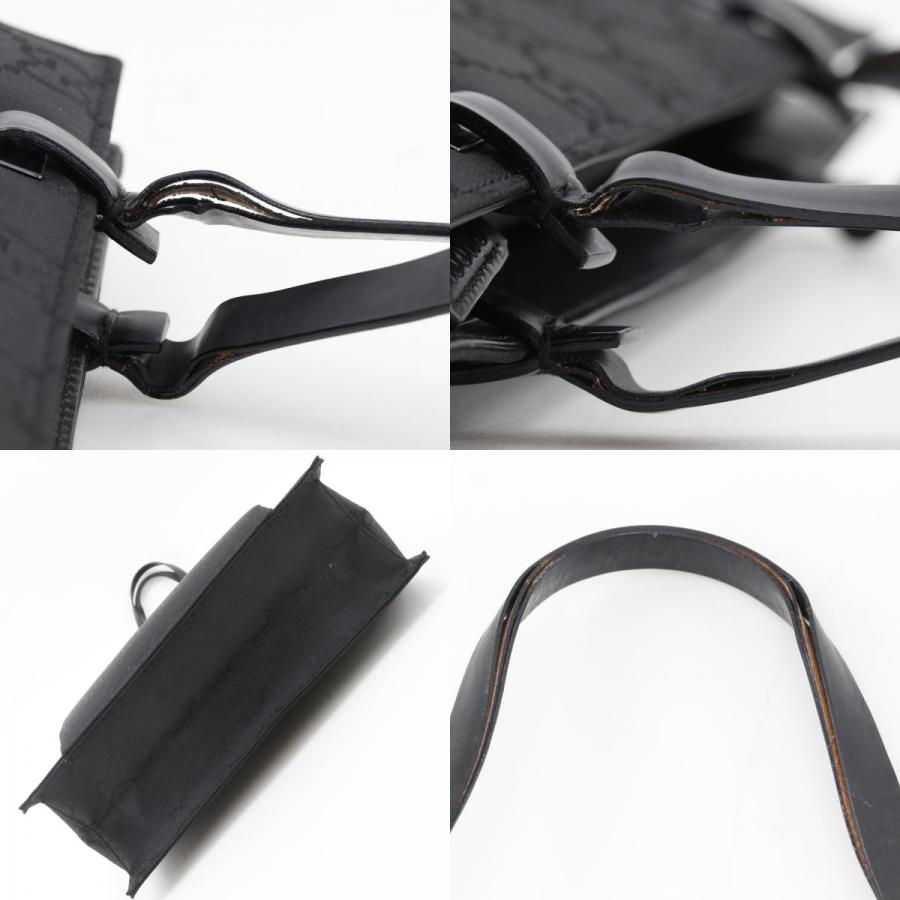 GUCCI（グッチ） GG 002-1008 トートバッグ ナイロンキャンバス 黒