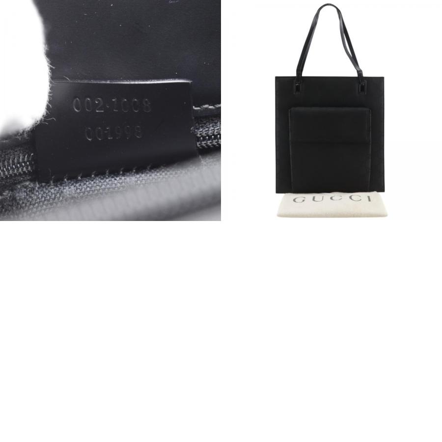 GUCCI（グッチ） GG 002-1008 トートバッグ ナイロンキャンバス 黒