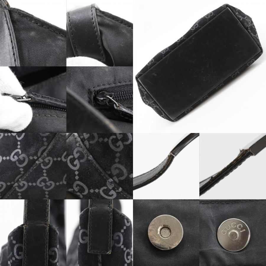 GUCCI（グッチ） GG 001.3298 ショルダーバッグ スウェード 黒 
