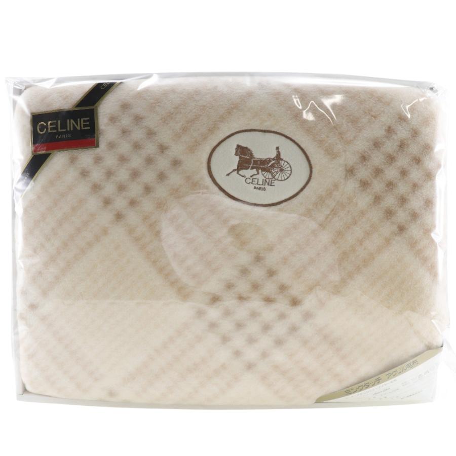 CELINE セリーヌ アクリルニューマイヤー毛布 ミンクタッチ アクリル  