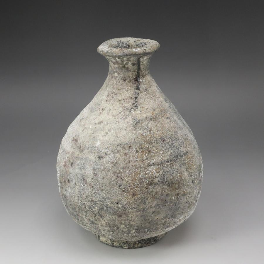 丸田宗彦 造 粉引唐津窯変徳利 骨董品 _【W150926517】中古 : 質にしき