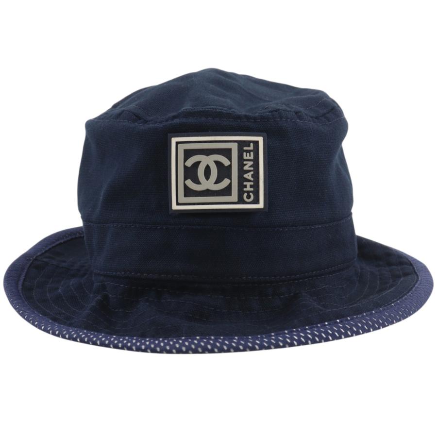 極美品 CHANEL（シャネル） スポーツライン ココマーク ハット 未使用 CHANEL（シャネル） スポーツライン ココマーク ハット コットン