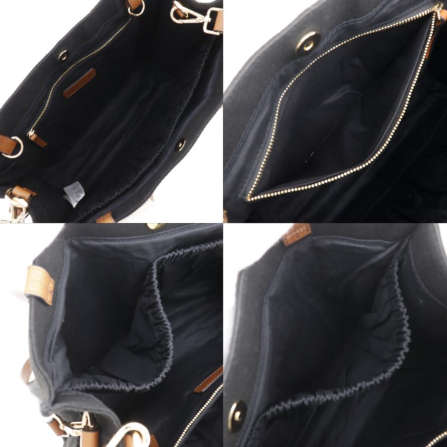 【美品】Chloé マザーズバッグ ブラック Chloe（クロエ） マザーズバッグ 2WAYショルダー トートバッグ