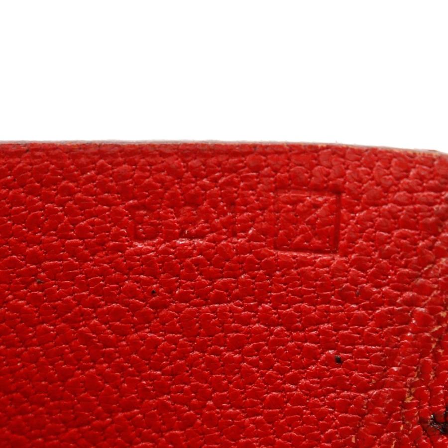 HERMES（エルメス） ベアンスフレ □K 二つ折り財布 赤 レディース