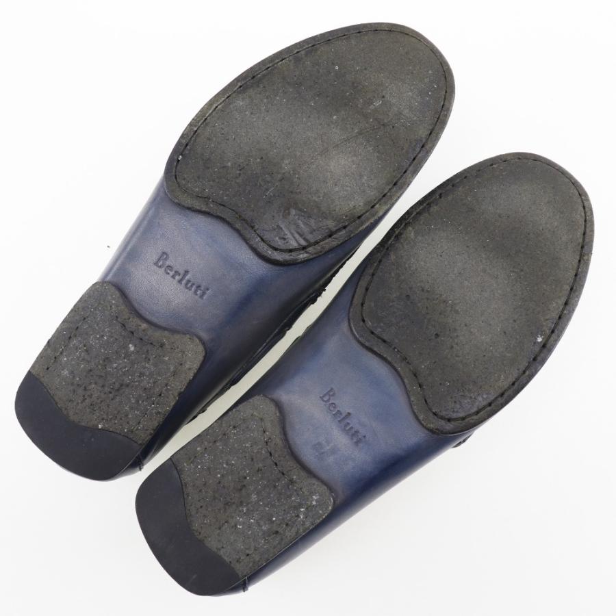 Berluti（ベルルッティ） ドライビングシューズ ローファー レザー 青