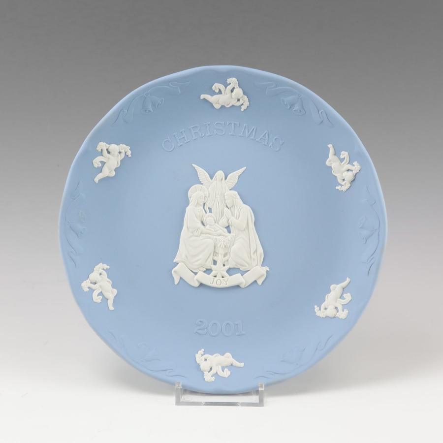 ウェッジウッド Wedgwood 2001年 イヤープレート オブジェ ジャスパー