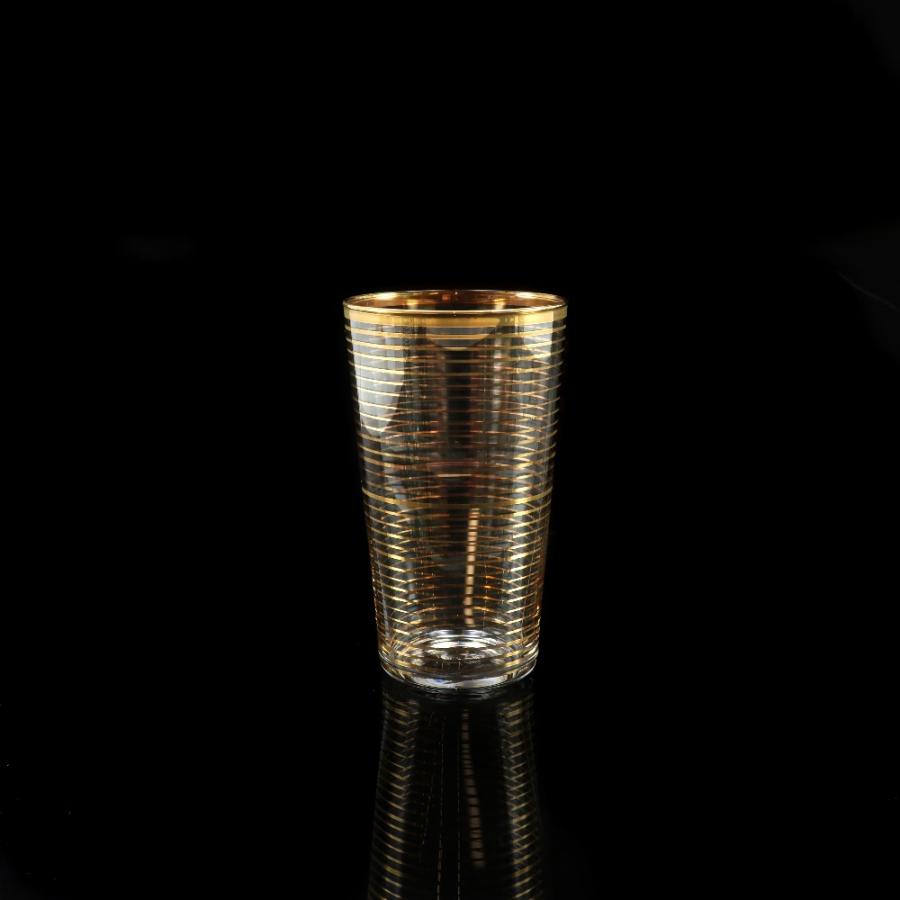 オールドバカラ、ガラス製ブランデーグラス 5個セット バカラ（Baccarat） オールドバカラ 金線文グラス 5客 食器 ガラス _