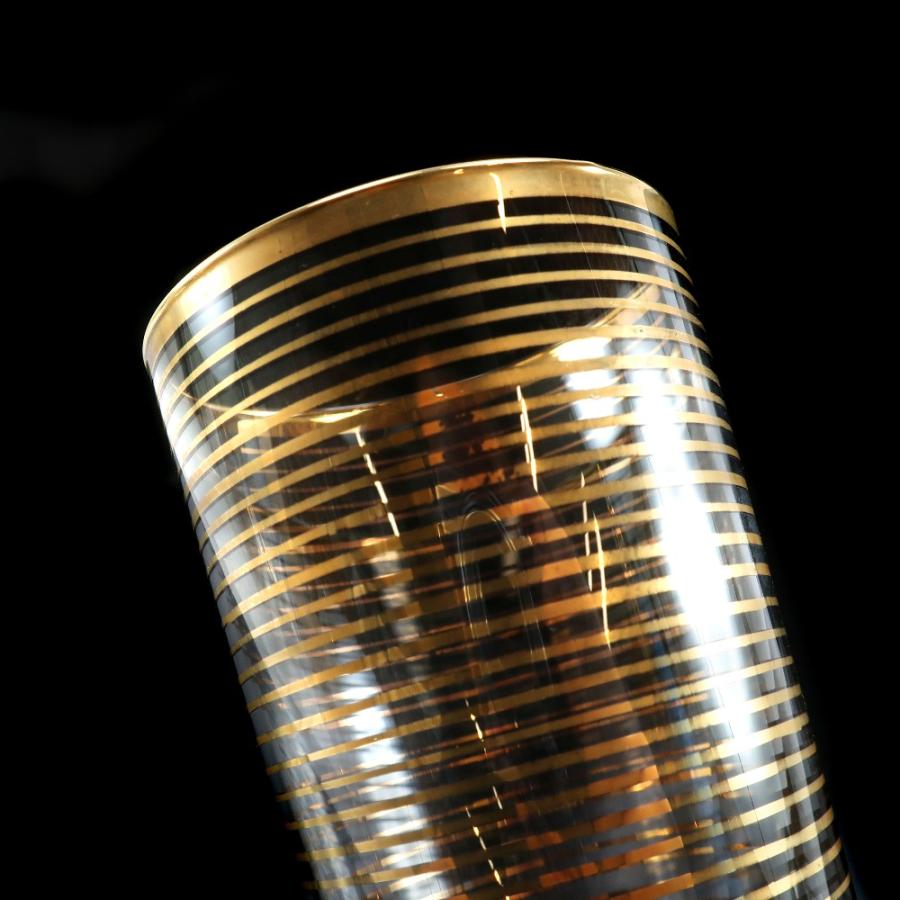 バカラ（Baccarat） オールドバカラ 金線文グラス 5客 食器 ガラス _