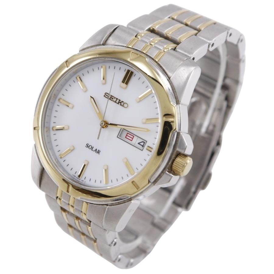 SEIKO（セイコー） ソーラー V158-0AD0 腕時計 SS シルバー ソーラー