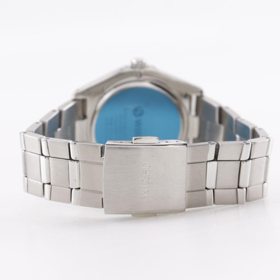 SEIKO（セイコー） ワイアード ソーラー V14J-0BV1 腕時計 SS ブルー 