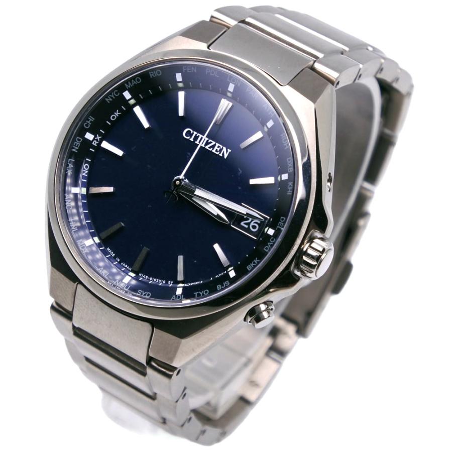シチズン 腕時計 アテッサ ダイレクト フライトデイト 中古品 (132075) CITIZEN（シチズン） アテッサ ダイレクトフライト 腕時計 チタン