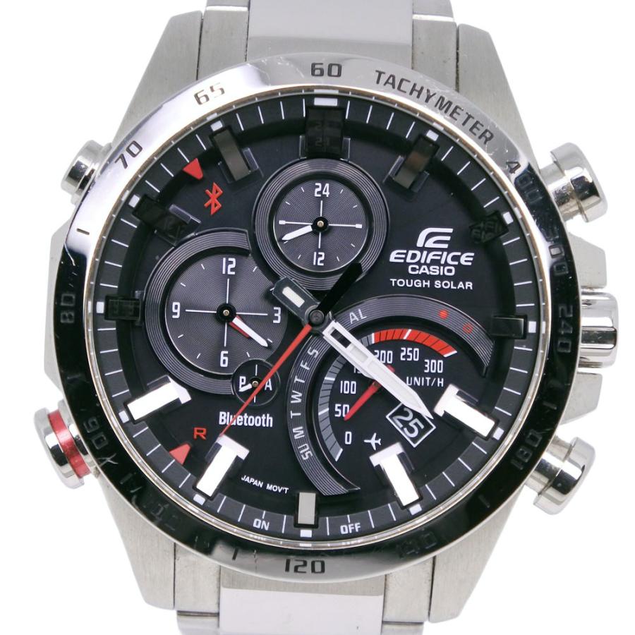 CASIO（カシオ） エディフィス EQB-501 腕時計 SS 黒 ソーラー時計