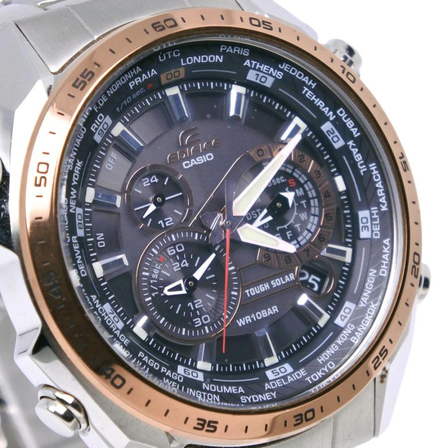 CASIO（カシオ） エディフィス EQS-500 腕時計 SS グレー ソーラー時計