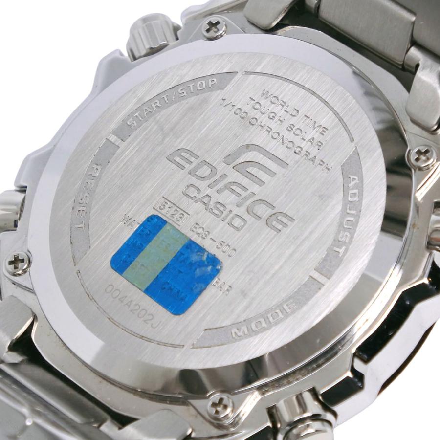 CASIO（カシオ） エディフィス EQS-500 腕時計 SS グレー ソーラー時計