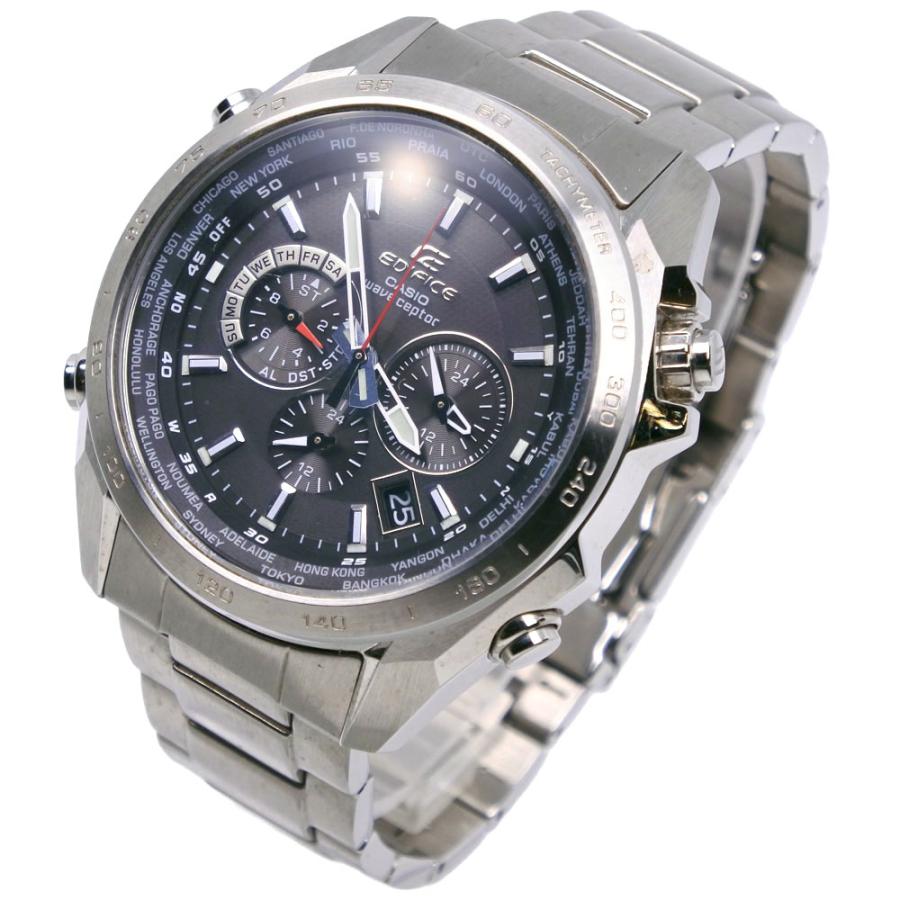 カシオ　エディフィス　eqw-m600 CASIO（カシオ） エディフィス EQW-M600 腕時計 SS グレー ソーラー