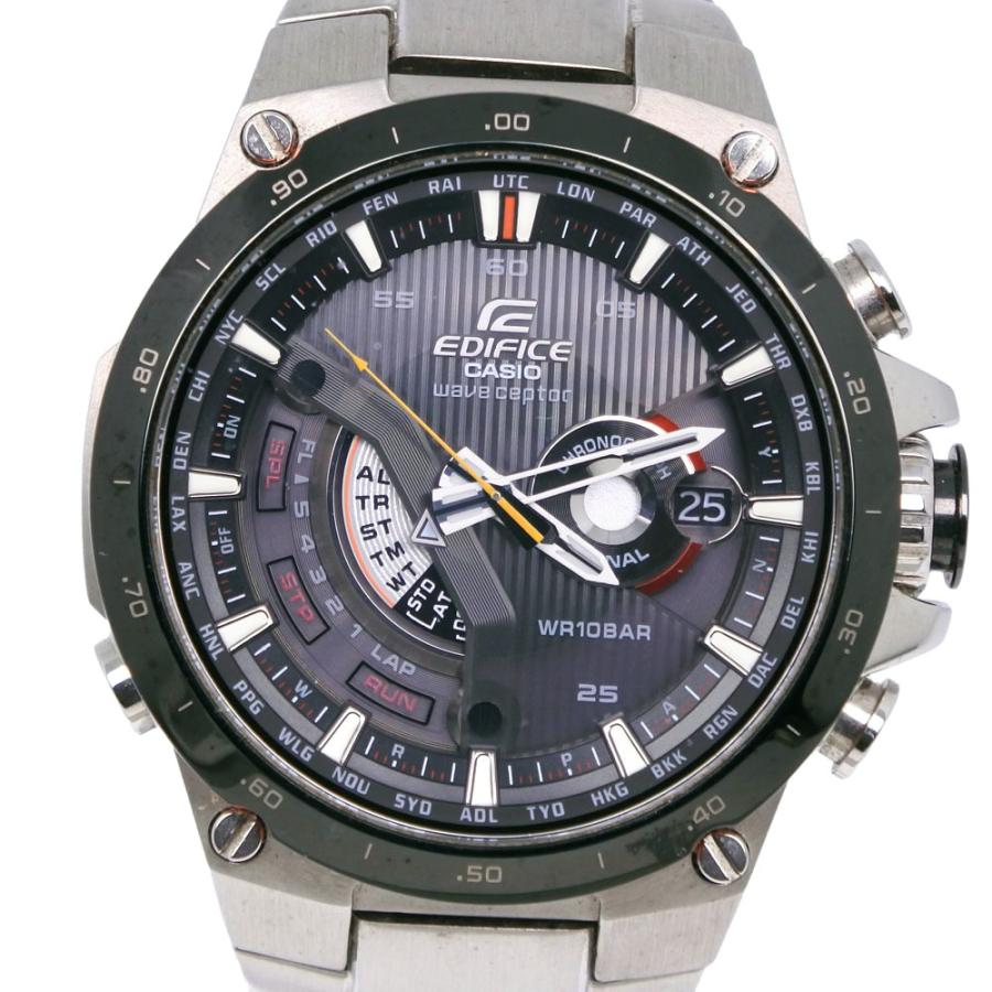 購*ん様 CASIO EDIFICE EQW-A1000 ソーラー電波時計　ほぼ CASIO（カシオ） エディフィス EQW-A1000DB-1AJF 腕時計 SS ブラック