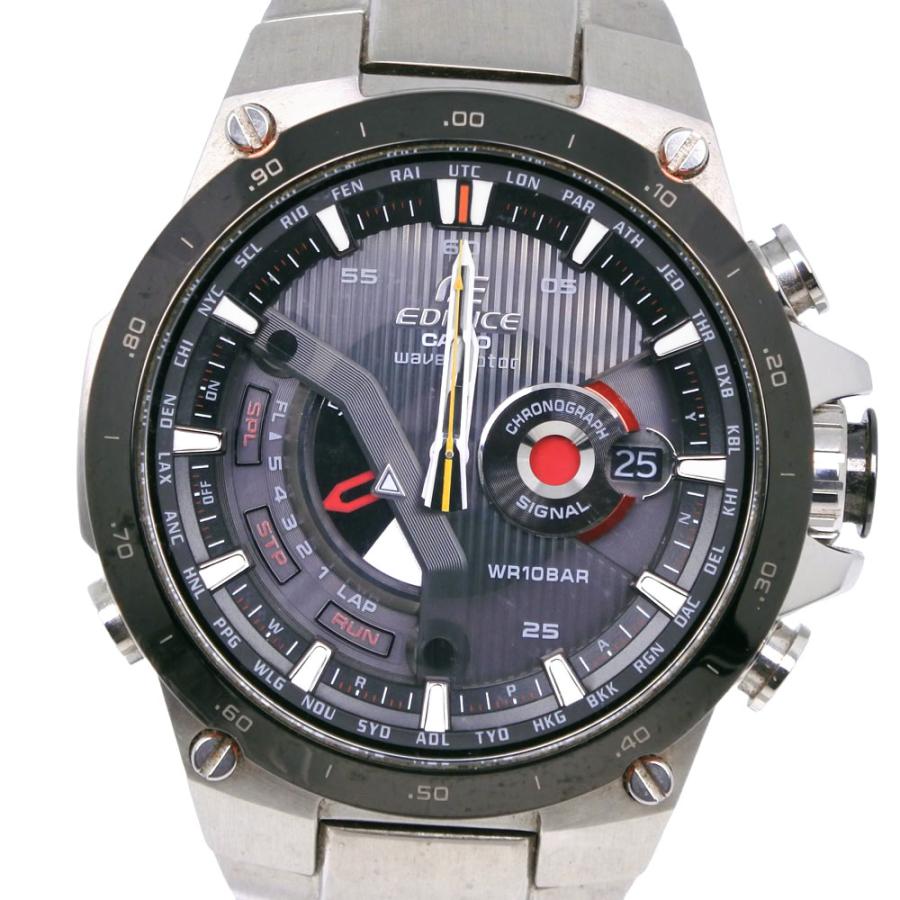 購*ん様 CASIO EDIFICE EQW-A1000 ソーラー電波時計　ほぼ CASIO（カシオ） エディフィス EQW-A1000DB-1AJF 腕時計 SS ブラック