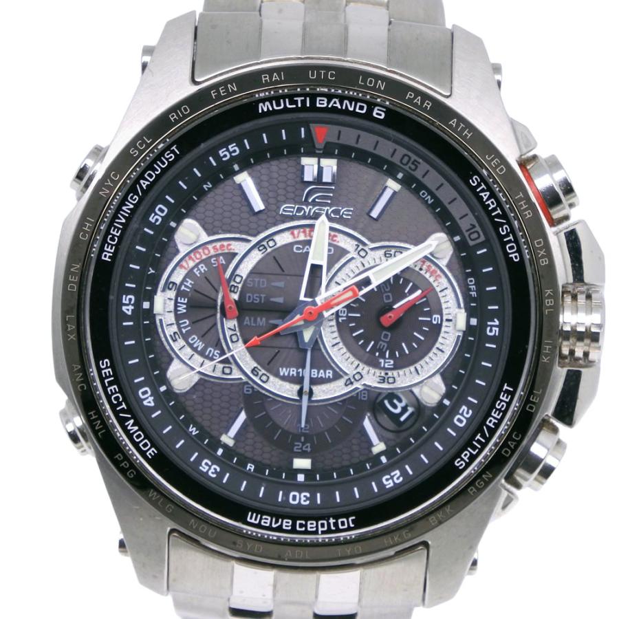 CASIO EDIFICE 電波ソーラー メンズ 腕時計 EQW-M710DB-1A2JF ブラック タフソーラー マルチバンド6 CASIO（カシオ） エディフィス マルチバンド6 EQW-M710DB-1A2JF SS