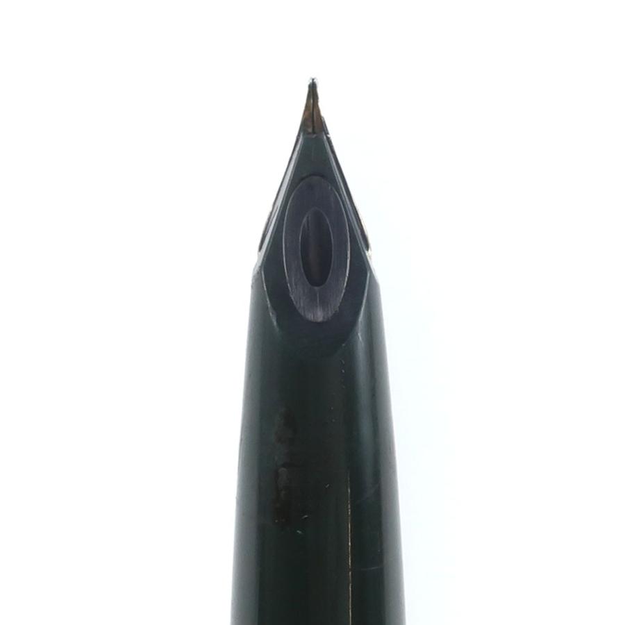 美品 MONTBLANC グレー EF 万年筆 585 美品 MONTBLANC グレー EF