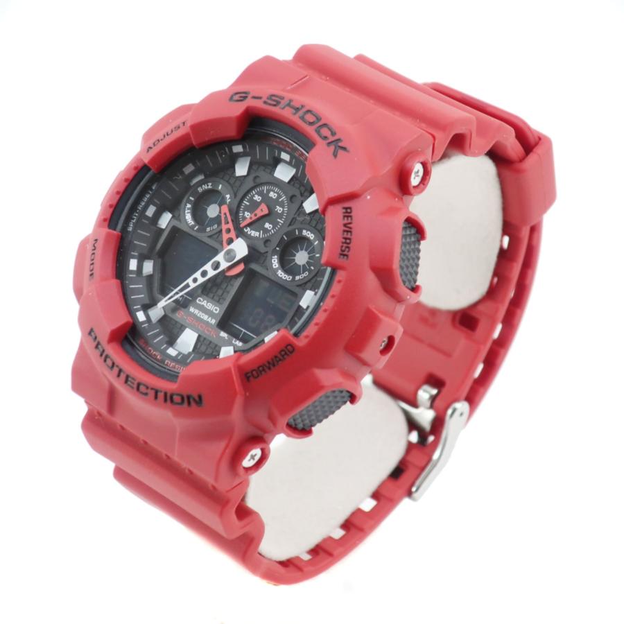 CASIO（カシオ） G-SHOCK Gショック GA-100B-4AJF 腕時計 樹脂系 赤