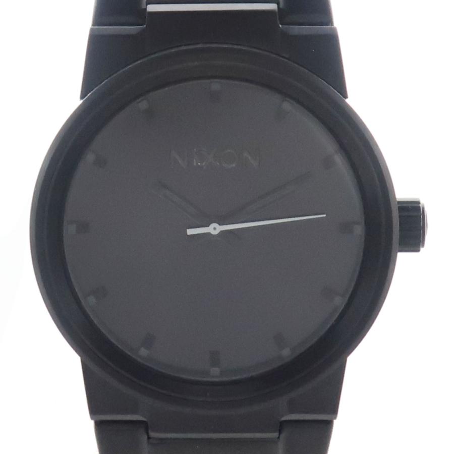 NIXON（ニクソン） CANNON ALL BLACK A160-001 腕時計 SS 黒 クオーツ