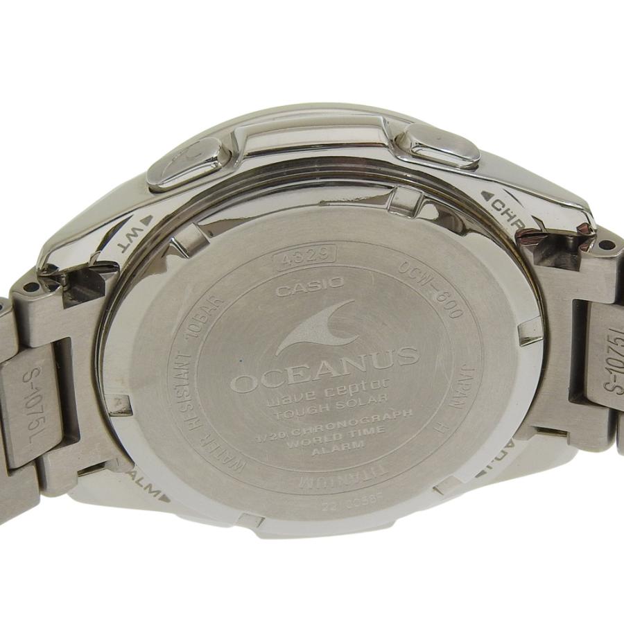 CASIO オシアナス 腕時計 OCW-600 カシオ クロノグラフ ソーラー CASIO（カシオ） OCEANUS オシアナス OCW-600 腕時計 チタン ソーラー