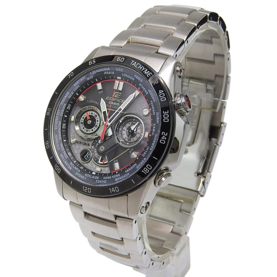 美品　EQW-M1000D 電波ソーラー カシオ　タフソーラー エディフィス CASIO（カシオ） エディフィス マルチバンド6 EQW-M1000D 腕時計 SS